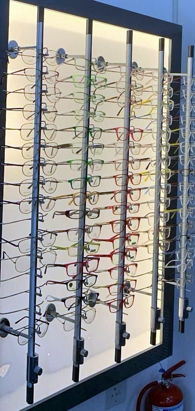 Frames on display