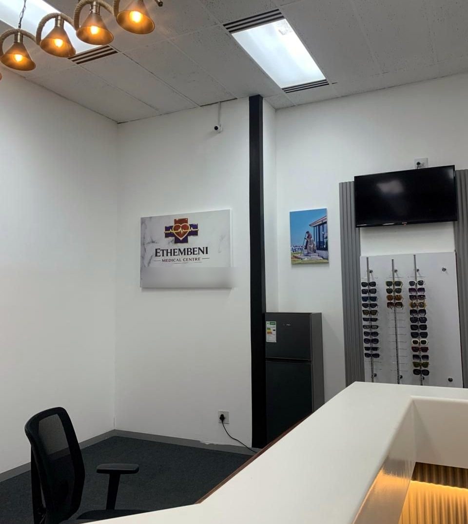 Reception at AmaQaphelo EyeCare Durban CBD